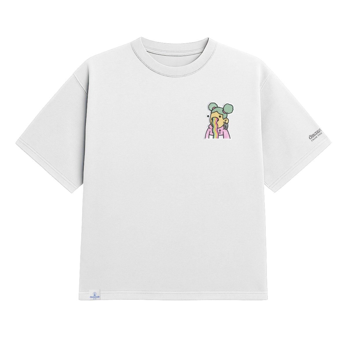 Earth Origins - Girl Doodle Patch Heavy Tee