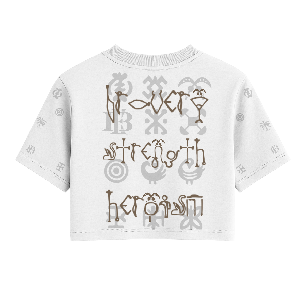 Bravery One Size Crop Tee