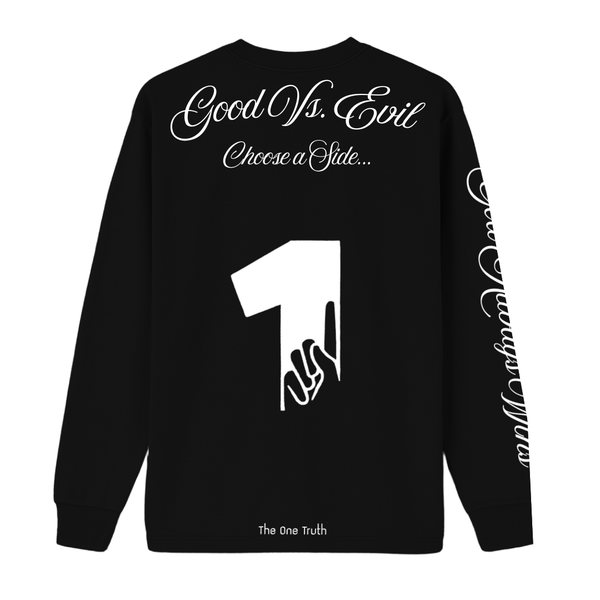Good Vs Evil Ultra Luxury Long Sleeve Shirt