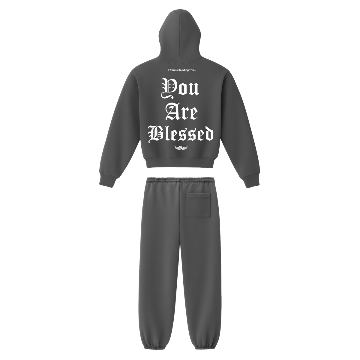 Stay Blessed - You Are Blessed Garment Dyed Hoodie Set