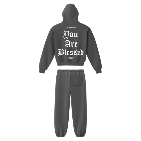 Stay Blessed - You Are Blessed Garment Dyed Hoodie Set