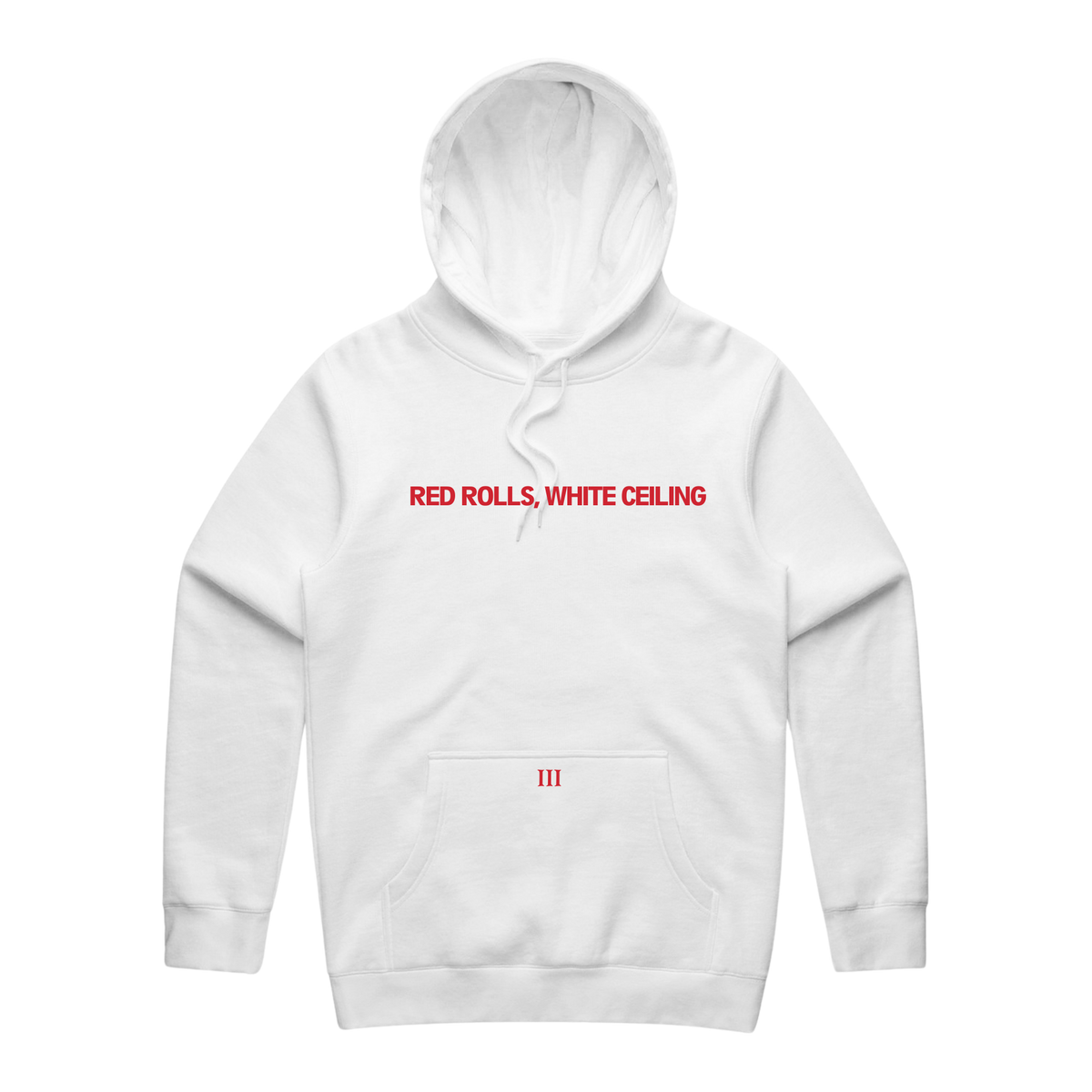 The Documentary Red Rolls, White Ceiling Hoodie