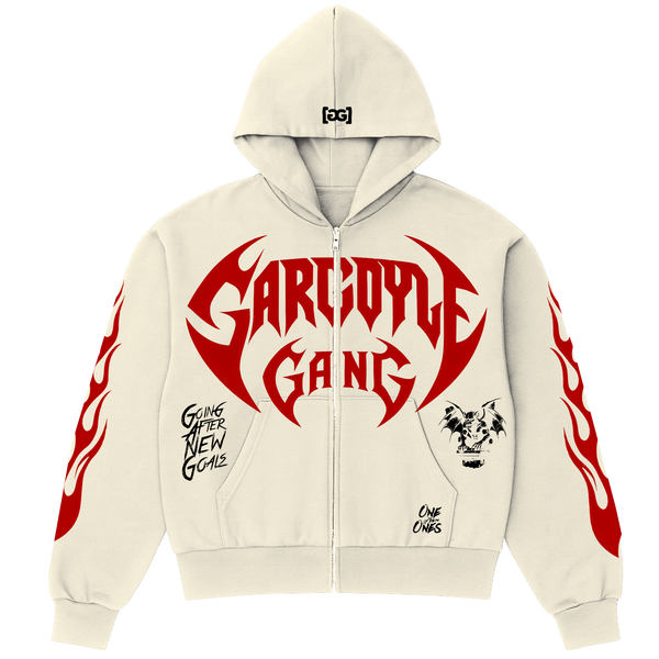 Gargoyle GANG Boxy Zip Up Hoodie