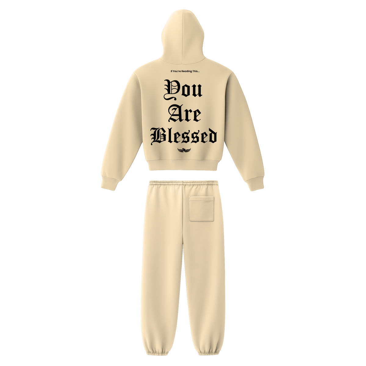 Stay Blessed - You Are Blessed Garment Dyed Hoodie Set