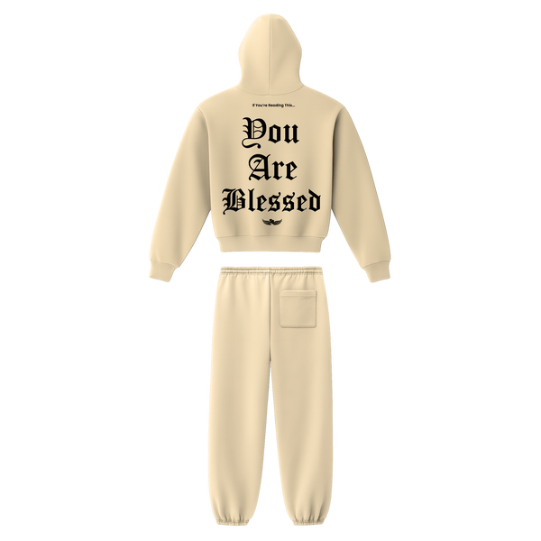 Stay Blessed - You Are Blessed Garment Dyed Hoodie Set