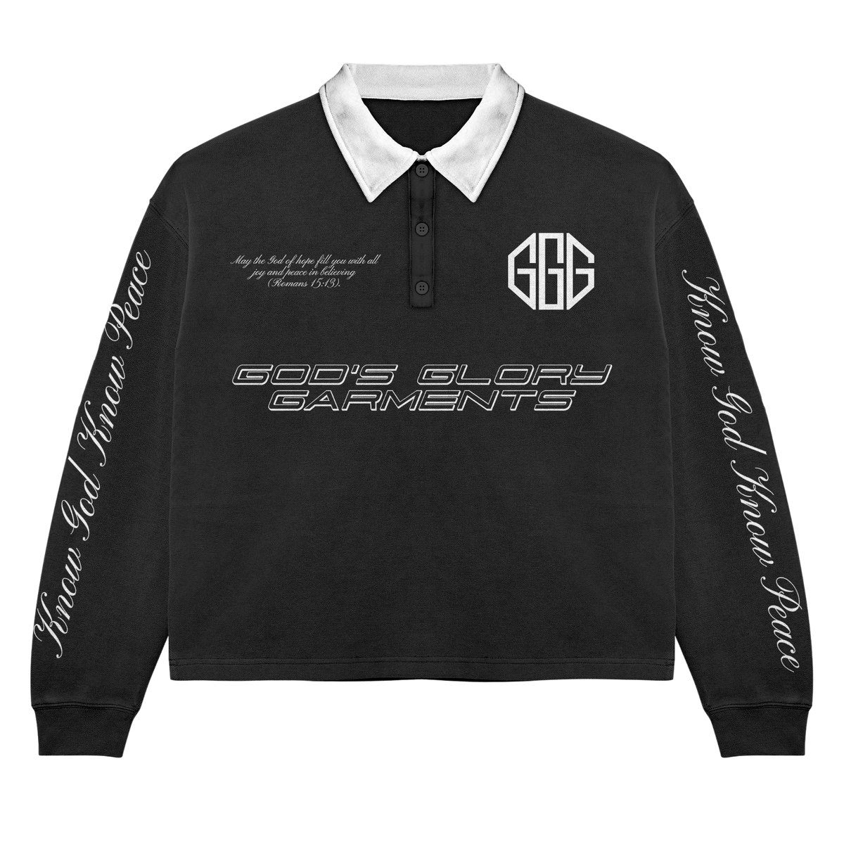 GG Rugby Polo - Washed Black