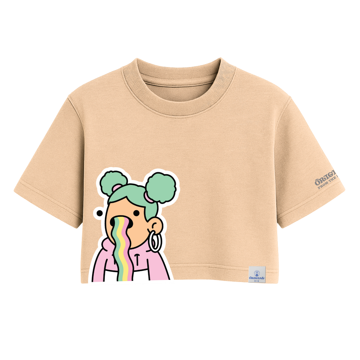 Earth Origins Doodle One Size Crop