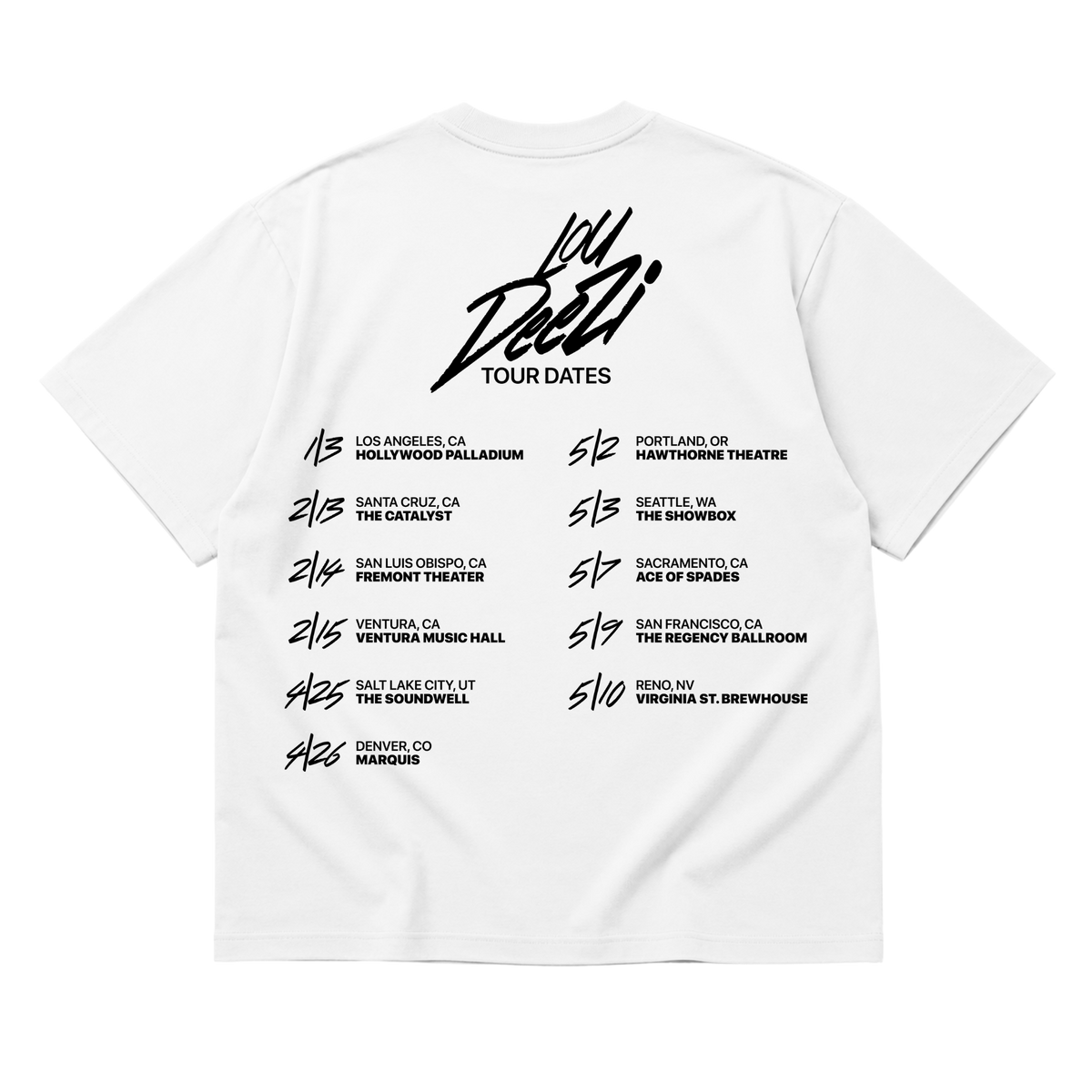 Lou Deezi I Love Lou Deezi Collage Tee