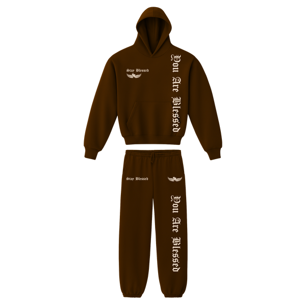 Stay Blessed - You Are Blessed Garment Dyed Hoodie Set