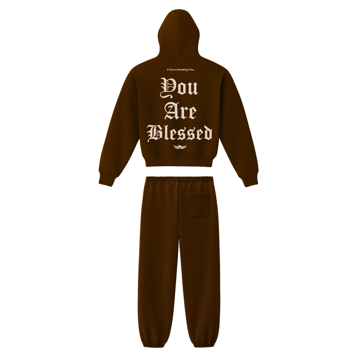Stay Blessed - You Are Blessed Garment Dyed Hoodie Set