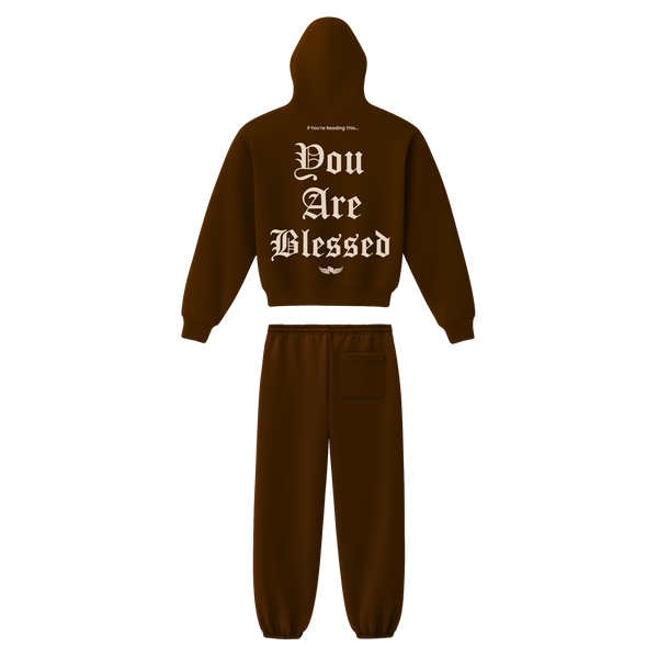 Stay Blessed - You Are Blessed Garment Dyed Hoodie Set
