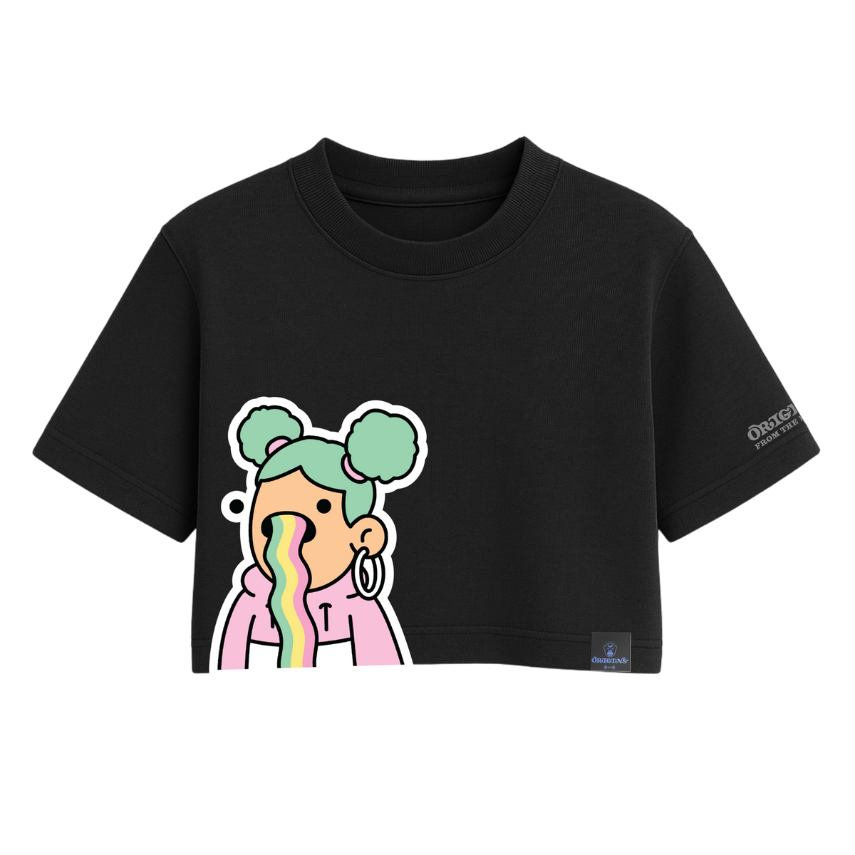 Earth Origins Doodle One Size Crop