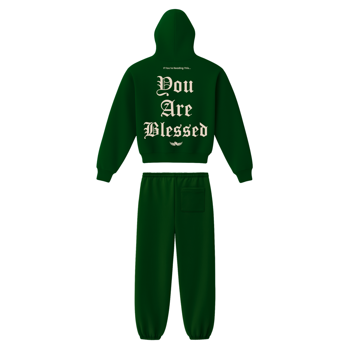 Stay Blessed - You Are Blessed Garment Dyed Hoodie Set