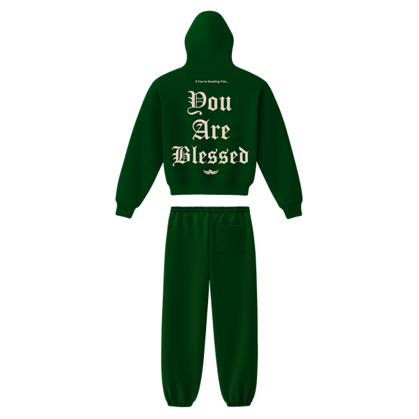 Stay Blessed - You Are Blessed Garment Dyed Hoodie Set