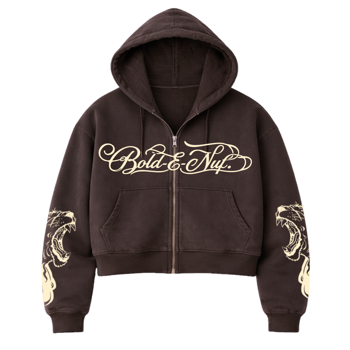 Valor Cropped Thermal Zip Hoodie