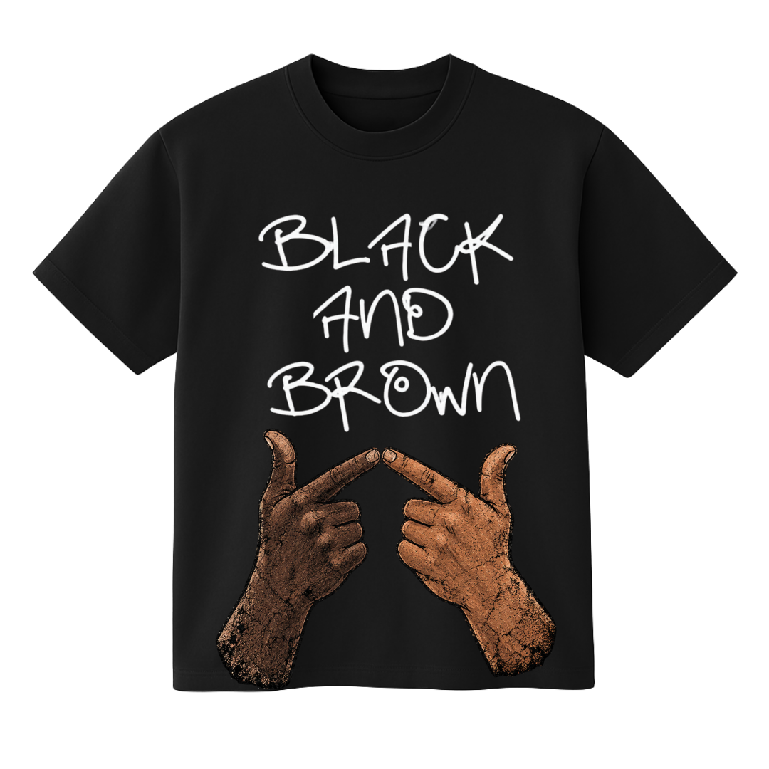 Black & Brown Unity Tee