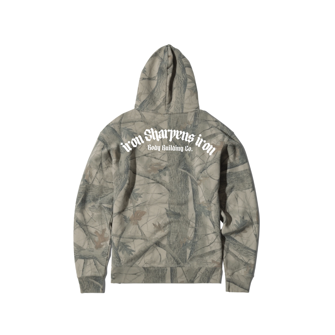 Oversized Camo Zip Up