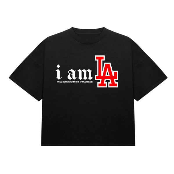 We Still Here Heavy Tee - Navy