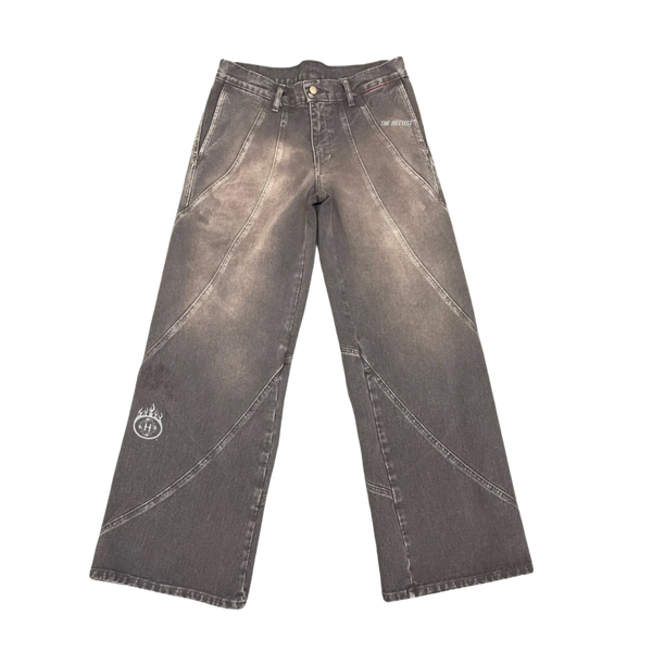 The Hottest Stepper Wide Denim Pants