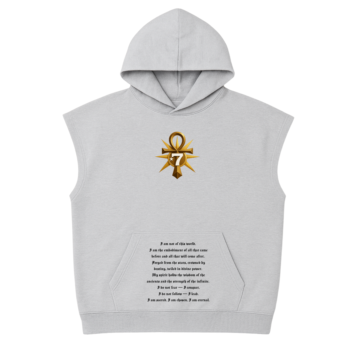 GOD BODY - Sleeveless Hoodie