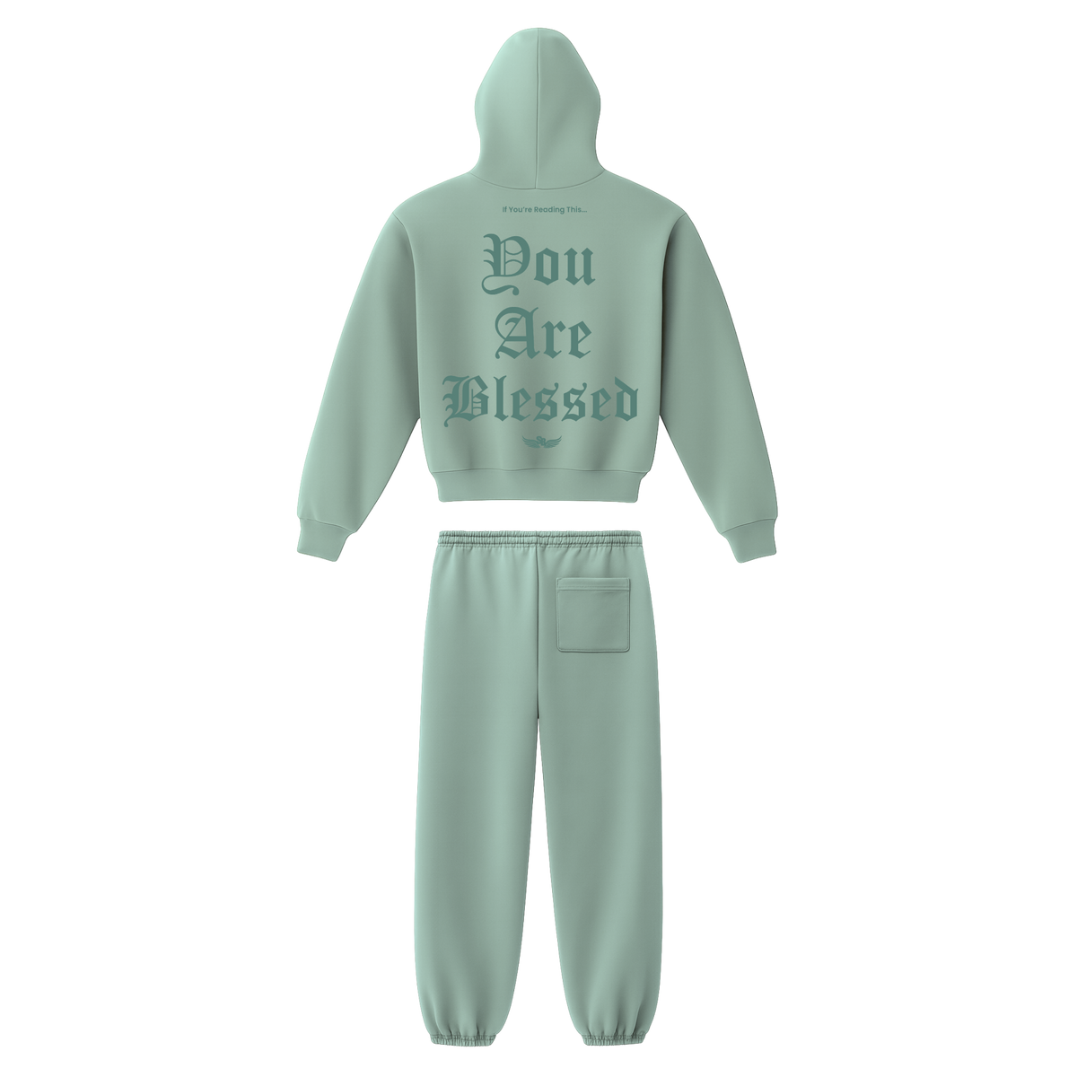 Stay Blessed - You Are Blessed Garment Dyed Hoodie Set