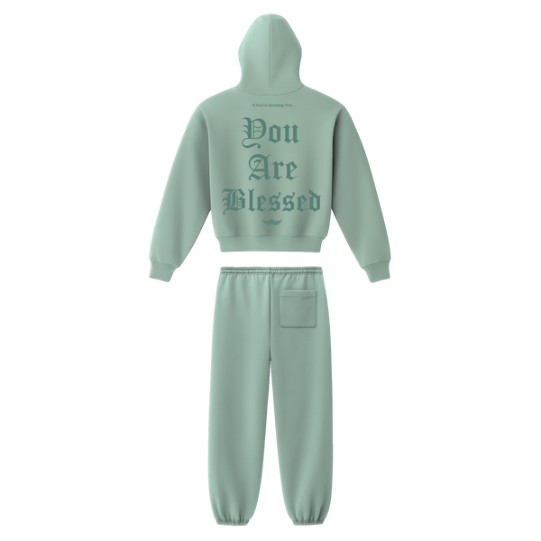 Stay Blessed - You Are Blessed Garment Dyed Hoodie Set