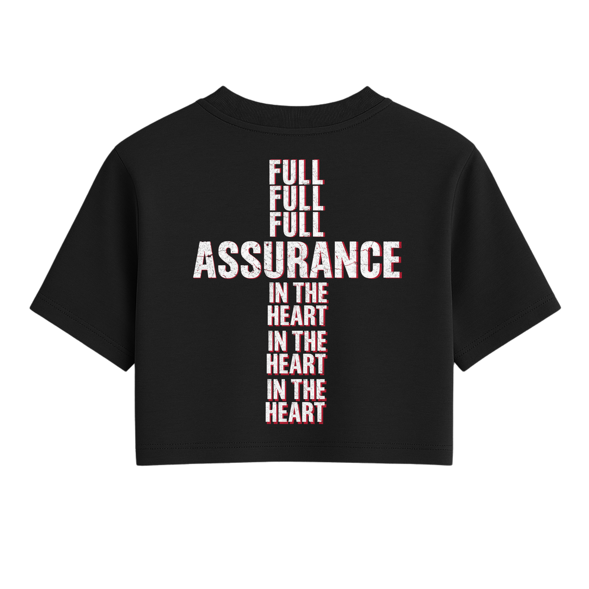 Faith One Size Crop Tee