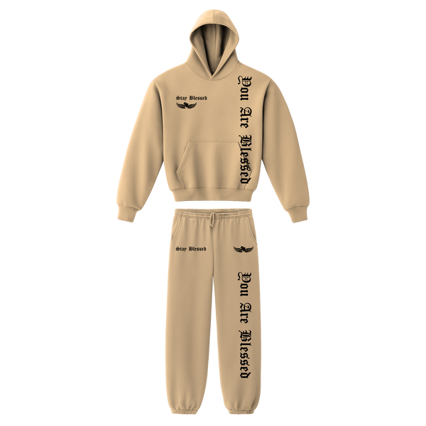 Stay Blessed - You Are Blessed Garment Dyed Hoodie Set