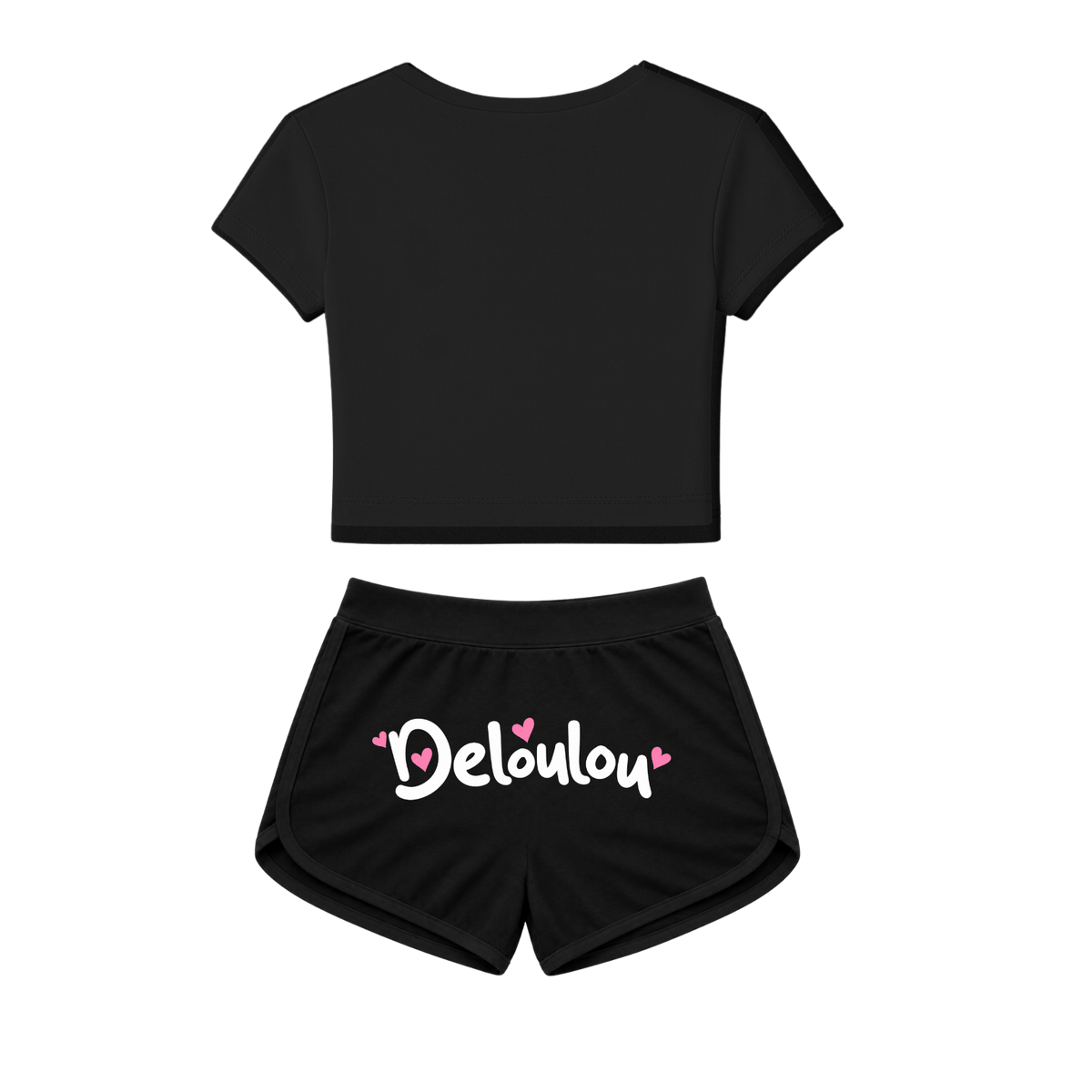 'Deloulou' Baby Tee & Shorts Set