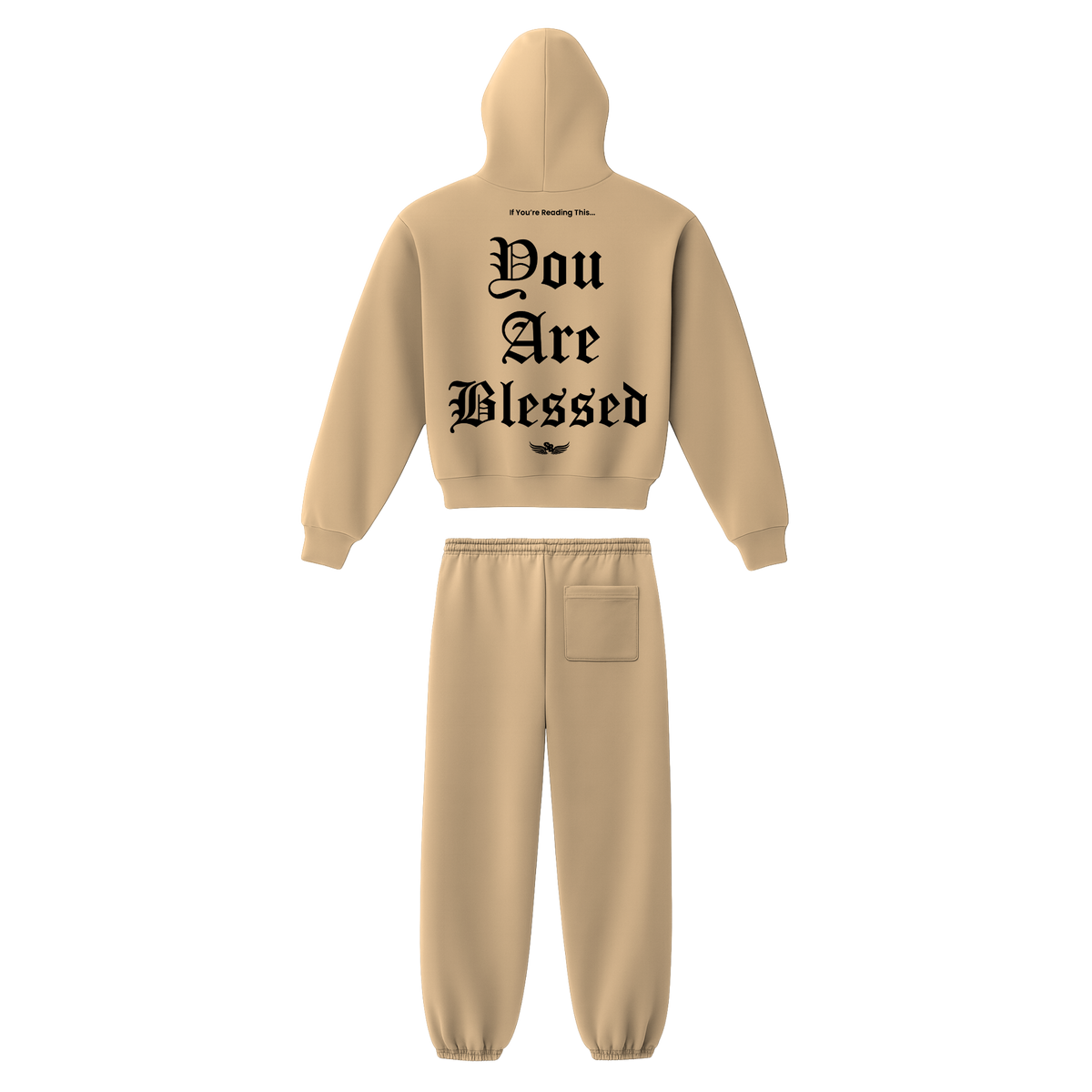 Stay Blessed - You Are Blessed Garment Dyed Hoodie Set