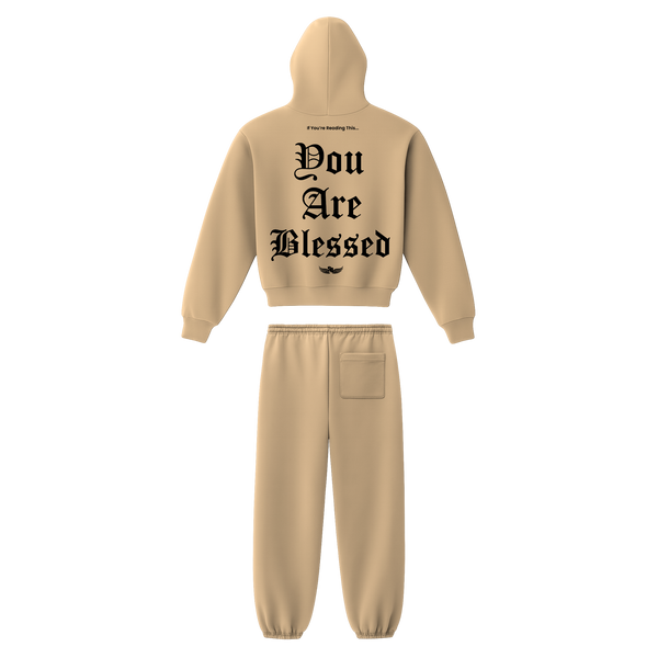 Stay Blessed - You Are Blessed Garment Dyed Hoodie Set