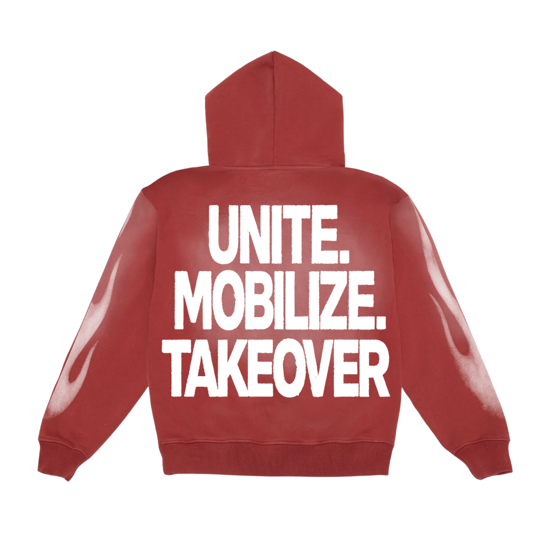 The Takeover Paint Splatter Hoodie