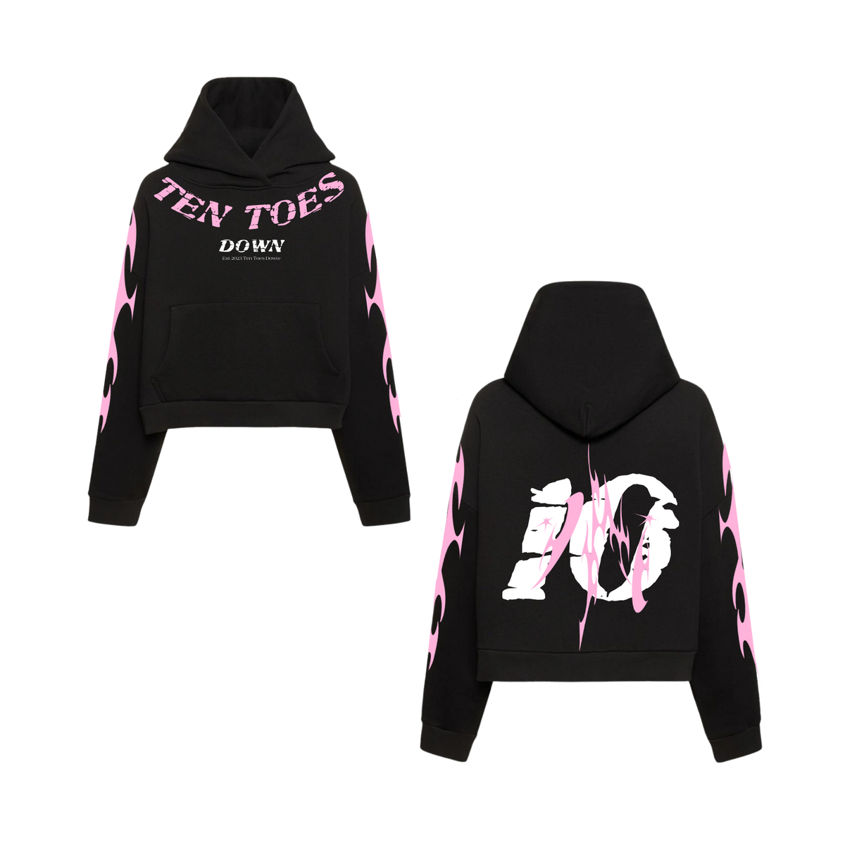 TTD Flame Terry Hoodie (Limited Edition Pink)