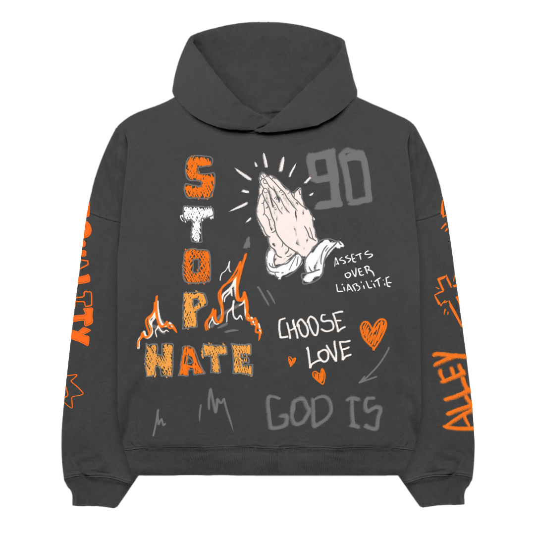 Assets Over Liabilities Ultra Heavy Hoodie - Asphalt