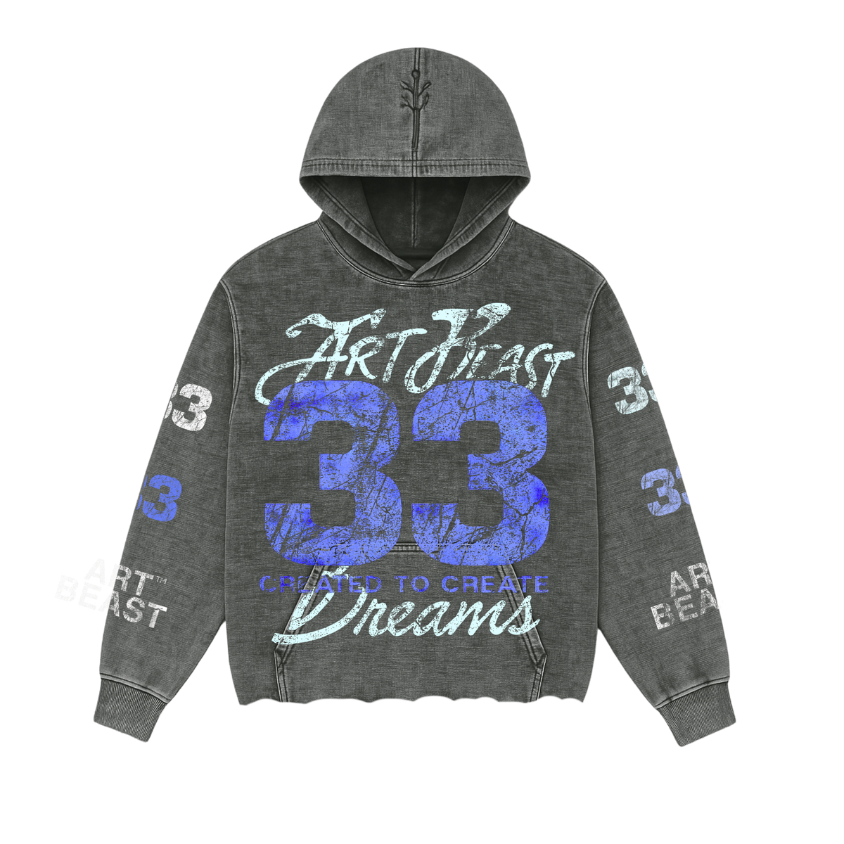 ARTBEAST - 33 - Mineral Wash Hoodie