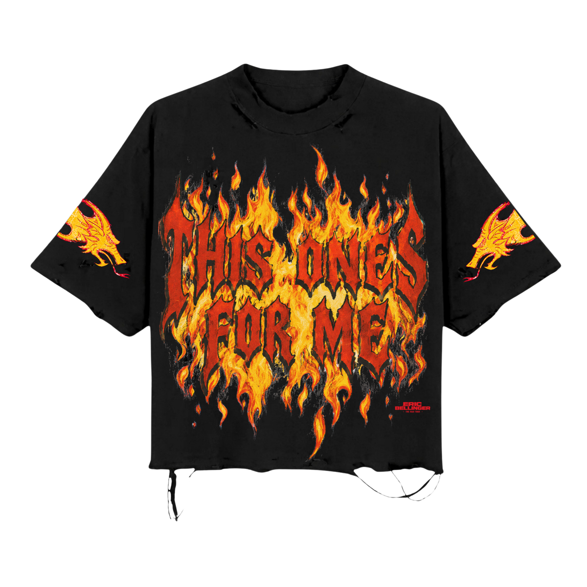 This Ones For Me Flame DistressedTee