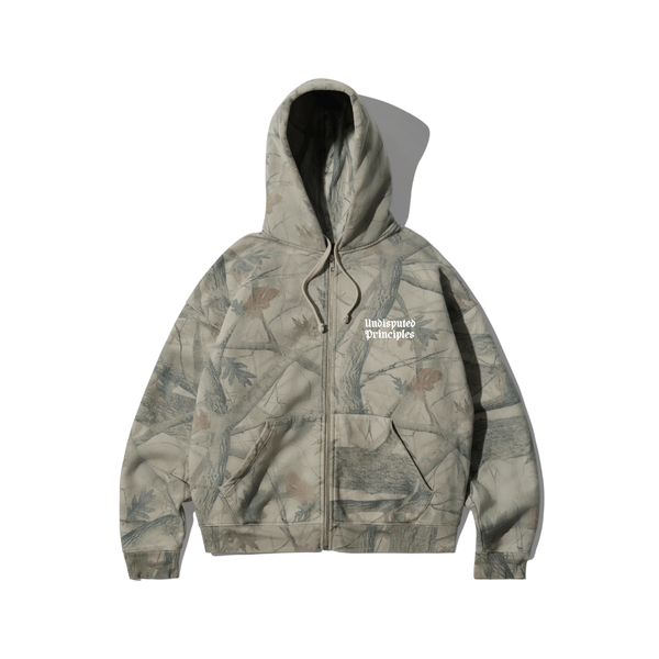 Undisputed Principals   - Camouflage Zip Hoodie