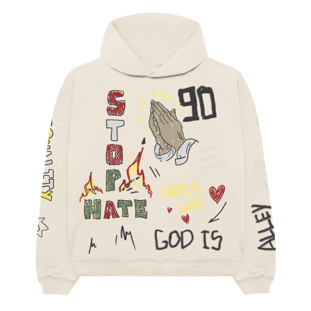 Assets Over Liabilities Ultra Heavy Hoodie - Creme