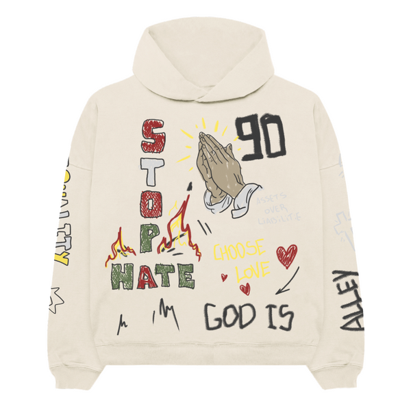 Assets Over Liabilities Ultra Heavy Hoodie - Creme