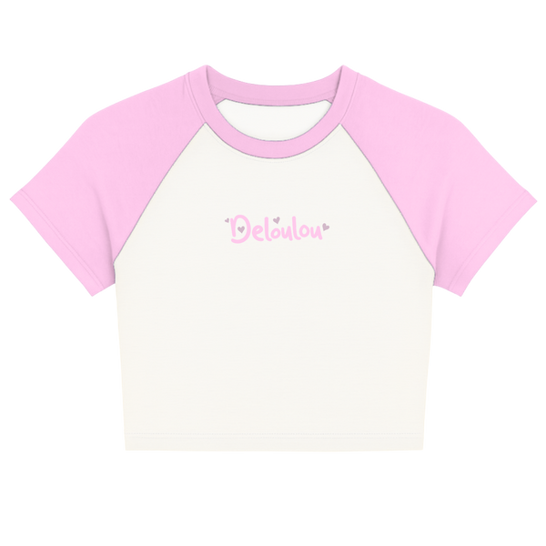 'Deloulou' Raglan Baby Tee