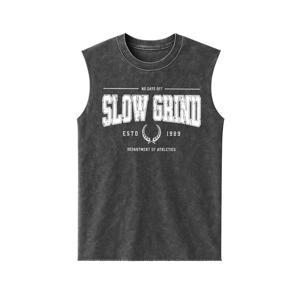 Slow Grind - Department Of Athletics - Mineral Wash Cut Off