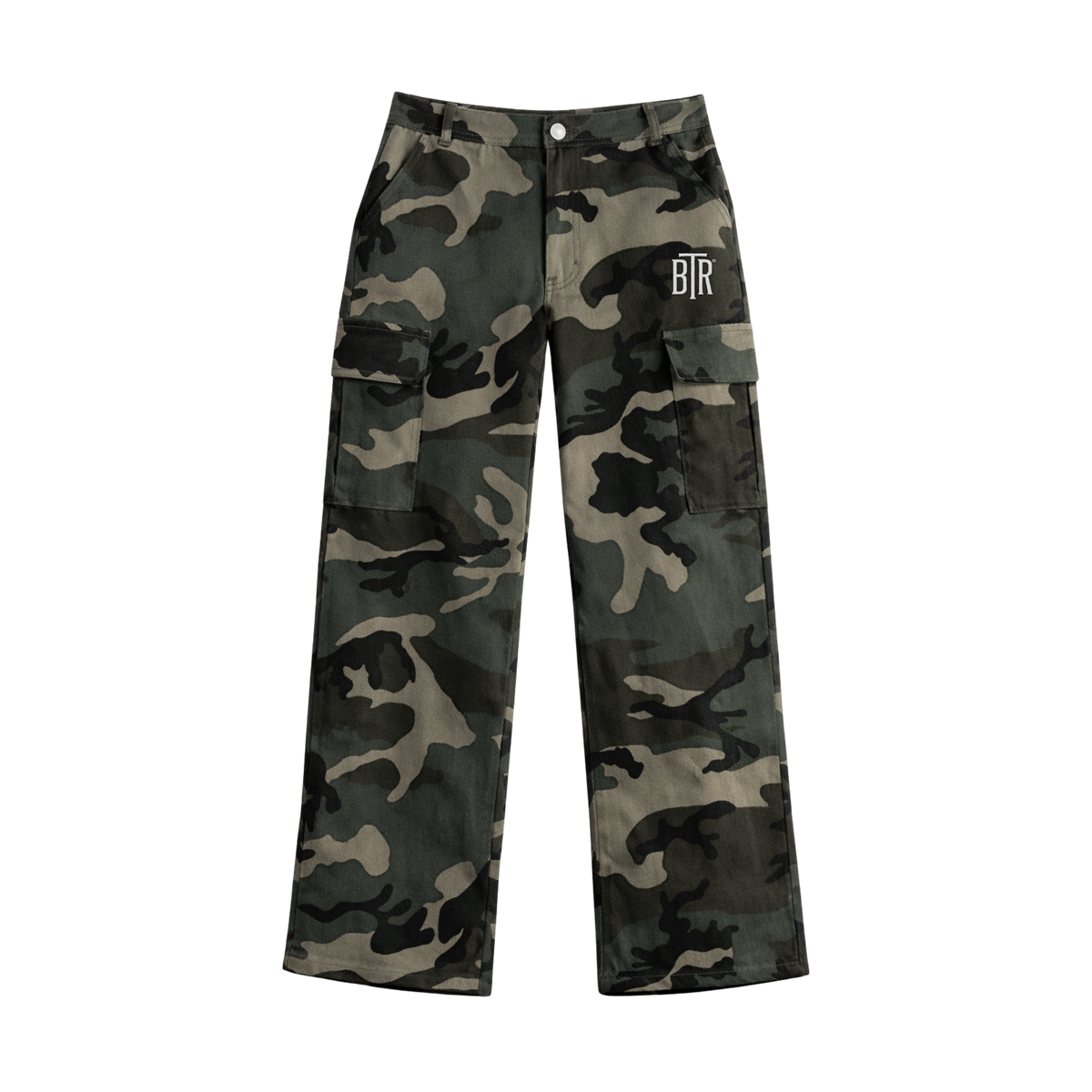 BTR Womens Camo Cargo Pants