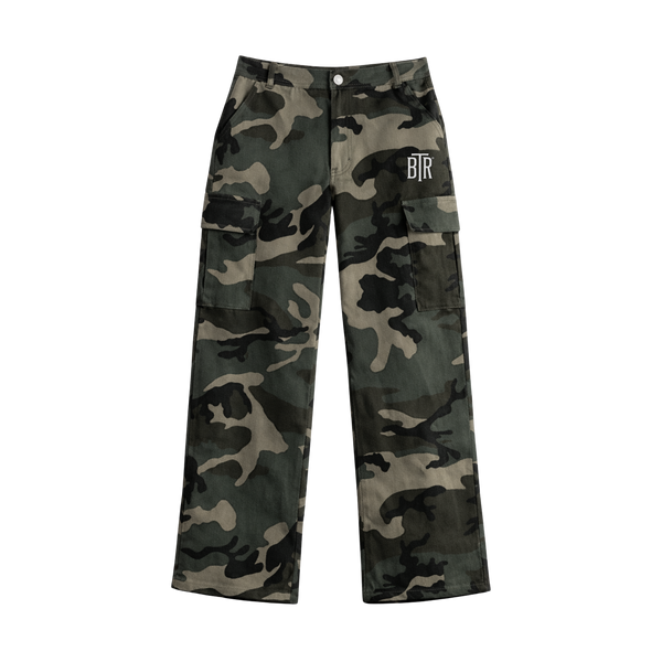 BTR Womens Camo Cargo Pants