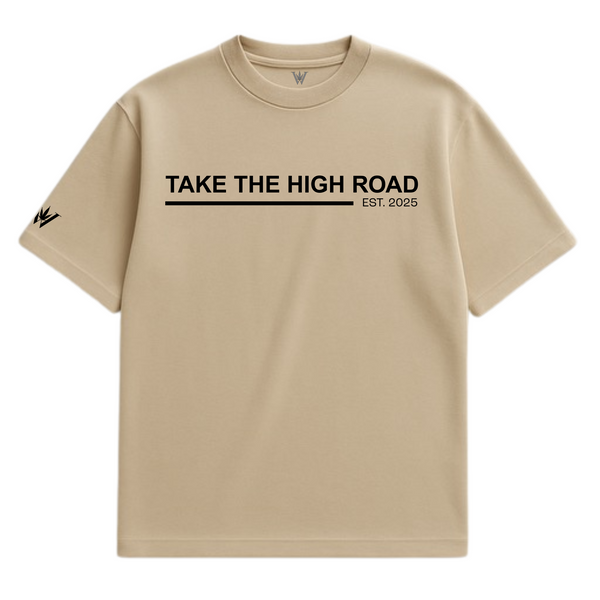 Take The High Road Heavy Tee