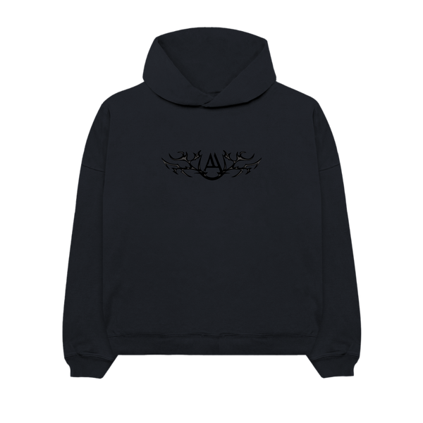 Angels and Demons Heavy Hoodie - Onyx