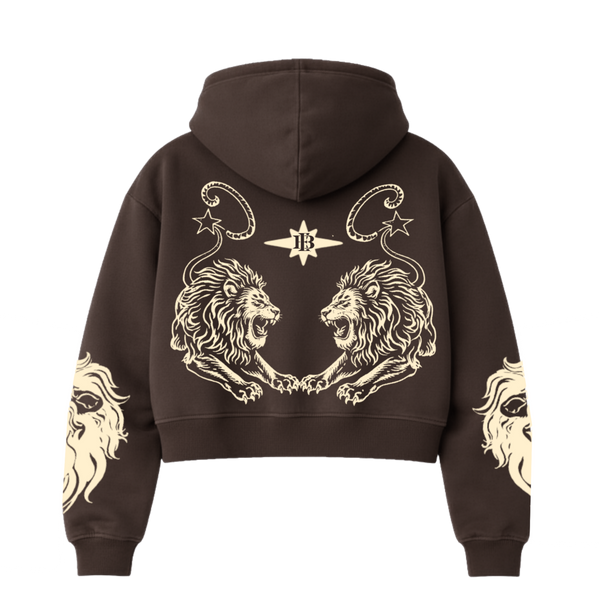 Valor Cropped Thermal Zip Hoodie
