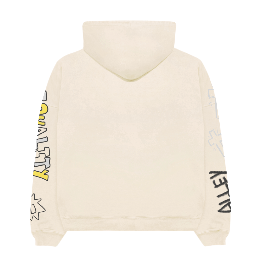Assets Over Liabilities Ultra Heavy Hoodie - Creme