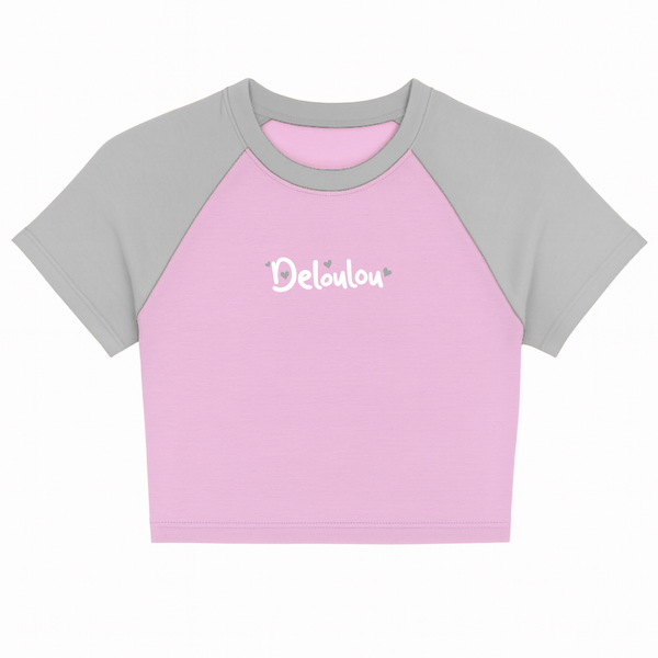 'Deloulou' Raglan Baby Tee