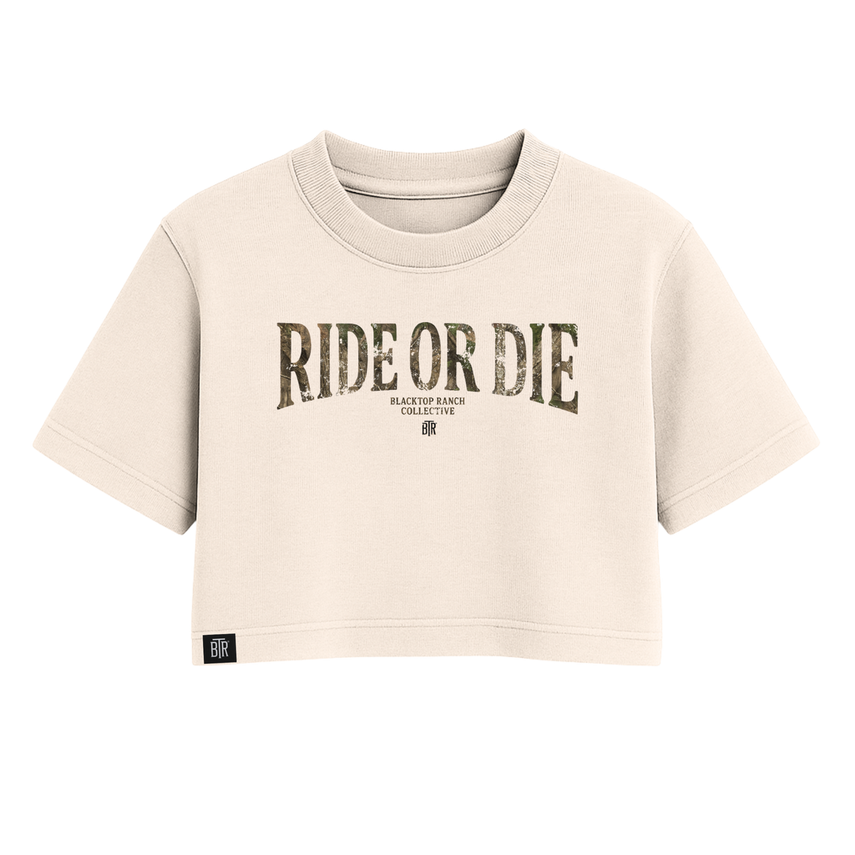 Ride Or Die One Size Crop Tee