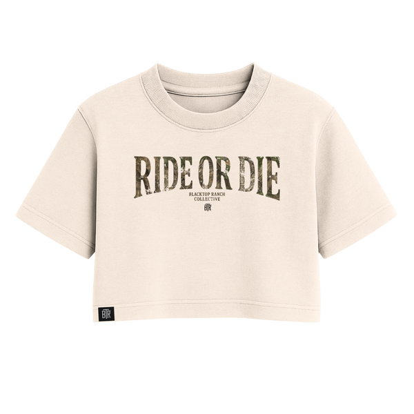 Ride Or Die One Size Crop Tee